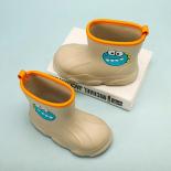 Zapatos de lluvia para niños de primavera y otoño, zapatos de lluvia grandes para niños, zapatos de agua Eva para bebés, zapatos