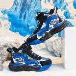 Zapato infantil para niña y niño, zapatillas altas de algodón para nieve, zapatillas antideslizantes para mantener el calor al a