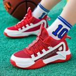 נעלי ספורט לילדים נער אביב סתיו בנים נעלי אופנתיות כל ההתאמה מעוצבות חיצוניות כדורסל ספורט נער נעלי ספורט חדש s