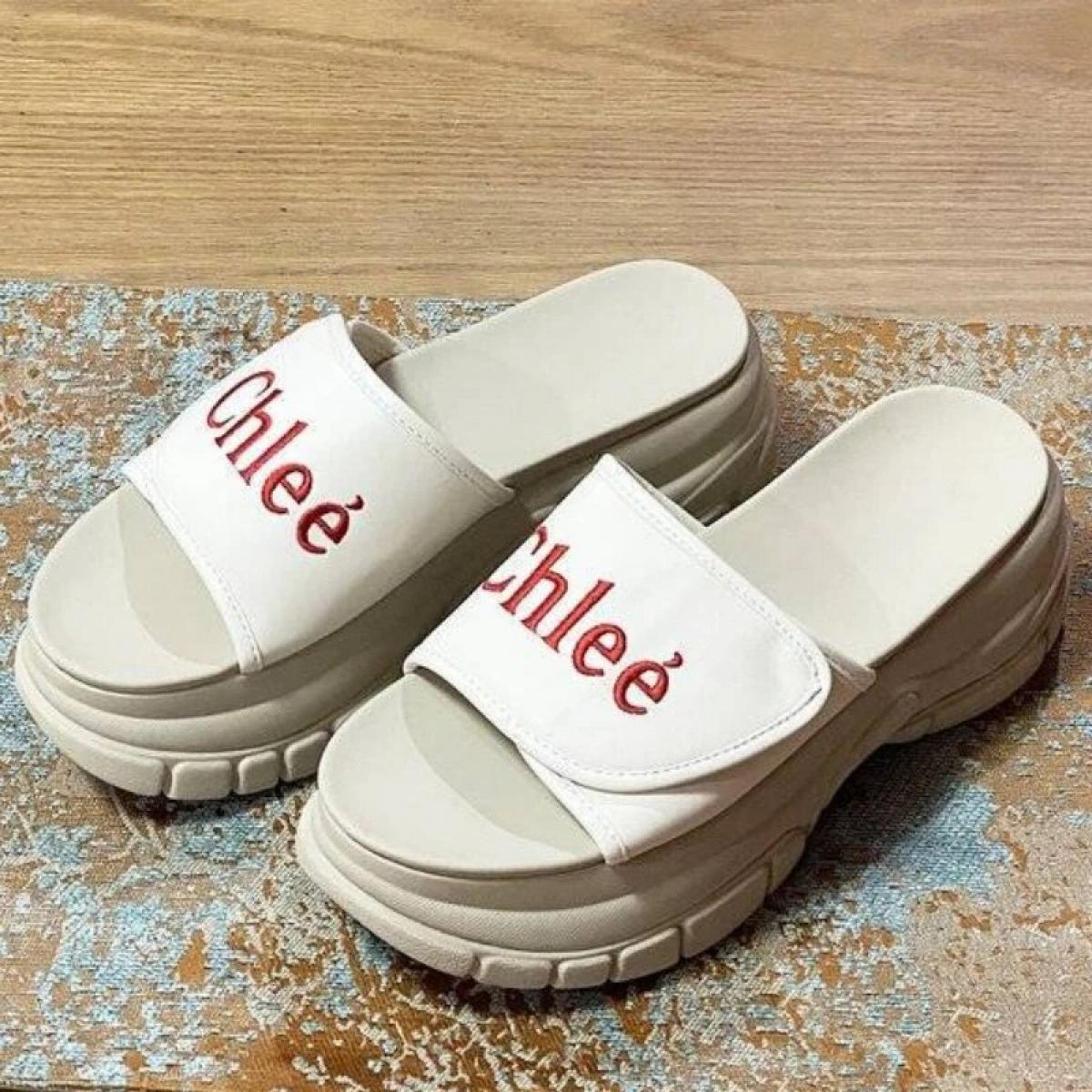 Women Slippers 2022 Summer New Flat Wedges Sandals Slippers Female Casual Platform Fashion Pu Comfortable Outdoor Beach 