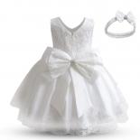 Vestidos de encaje para niña, vestido de boda de flores infantil, tutú de fiesta de princesa elegante, Gala Formal de bautismo d