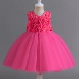 Vestido de princesa para niña, Vestidos para fiesta de cumpleaños y boda, vestido tutú de noche para niños, vestido rosa para ni