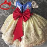 Vestido bordado para niña y niño, vestido elegante de fiesta de princesa para niña, Vestidos Vintage para ceremonia de vacacione