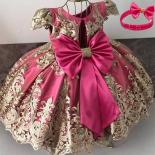 Vestido bordado para niña y niño, vestido elegante de fiesta de princesa para niña, Vestidos Vintage para ceremonia de vacacione