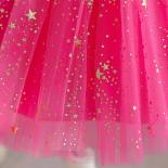 Vestido rosa de Navidad para niñas pequeñas, cumpleaños, bautismo, tutú con lentejuelas, vestido de fiesta de noche de princesa,