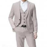 Coat Trousers Pants Vest Waistcoat  3 Button Suits Men  3 Piece Suit Color  Autumn  