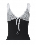  And  Clothing 2024 Spring And Summer New Style Small Suspender  Lace Can Be Worn At Home And Versatile Bottoming Shirt 