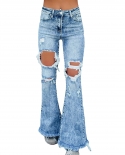 Autumn New   Jeans For Women,  And  Ripped Tassel Jeans