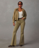  And  Retro Long Jeans For Women, Slim Fit, Flared Pants, Casual Trousers, Women's Ready Stock
