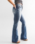Factory Direct Sales    And  Women's Jeans Temperament Versatile Washed Casual Pants Denim Trousers