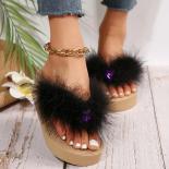 Fashion Spring Summer Women Slippers Thick Womens Warm Slippers Size 9 Flip Flop House Slippers For Women Down Slippers 