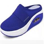 Women Wedge Breathable Slippers 2023 Summer Anti Slip Premium Sandals Vintage Casual Female Platform Shoes Plus Size 43 