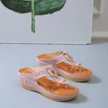 Women New Summer Sandals Open Toe Beach Shoes Flip Flops Wedges Comfortable Slippers Cute Sandals Plu Size 35~43 Chaussu