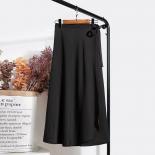 חצאיות לנשים y2k קיץ 2024 חדש בוהמייני חוף חתיכה אחת חצאית נשית אופנה גבוהה מותן שיפון חצאית נשים