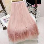 Y2k  Style Fashion Harajuku Long Skirt Autumn Spring A Line Skirt Dummer Vintage Black Pink High Waist Midi Maxi Skirt
