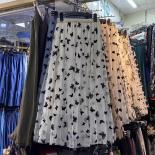 Y2k Skirt  Fashion Harajuku Women's Skirt Spring Autumn A Line Skirt Summer Vintage Black White High Waist Long Skirt