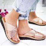 2024 New Women Shoes Slippers Orthopedic  Corrector Comfy Platform Ladies Casual Big Toe Correction Sandal
