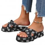 Women Cowboy Slippers Flats Platform Dress Shoes Open Toe Sandals Summer Flip Flops New Designer Slingback Fad Slides Fe