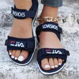 Sports Sandals Summer New Open Toe Heightened Platform Sandals Women's Beach Shoes Athleisure Sandals