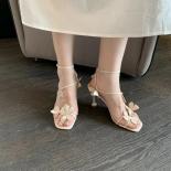 Shoes For Women  Summer Women's Sandals Fashion Versatile Female Shoes Butterfly Slim Heel Pumps High Heels Buckle Women