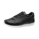 Greyder Stylish And Comfortable Casual Men's Black Genuine Leather Shoes With Short Heelsand Lace Up Design