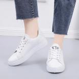 Little White Shoes For Women Autumn Rose Embroidery Thick Soled Leather Casual Student Board Shoes