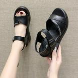 Aphixta Summer Wedge High Heel Shoes For Women Sandals Open Toe Casual Ladies Buckle Strap Fashion Female Sandalias Plus