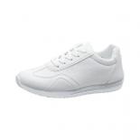 White Leather Sneakers Sports Vulcanized Shoes Comfortable Spring Sneakers Casual Shoes Fashion School Tennis