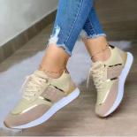 Sneakers Women Platform Shoes Leather Patchwork Woman Casual Shoes Sport Shoes Ladies Outdoor Running Vulcanized