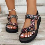 Summer Flat Women's Shoes Hemp Rope Set Foot Beach Sandals Outdoor All Match Casual Slippers Large Size Women Sandals