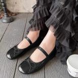 Bow Flats Women Shoes Summer Shallow Ballet Dance Shoes 2024 Fashion Dress Elegant Lolita Shoes Trend Walking Female