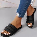 Slippers Casual Shoes Woman Beige Heeled Sandals Shale Female Beach Luxury Black Flat Summer Soft Sabot Fabric Fashion S