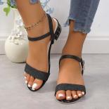 Women's Sandals 2024 Mer Women's Cross Lacing Sandals Fashion Open Toe Elegant Women's Shoes Comfortable  Sandals
