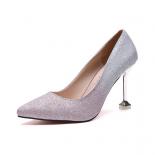 Elegant Shoes For Woman Luxury Heels Stiletto Evening Shoes Pointed Women Pumps  High Heels Women Party Shoes Glitter He