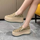 Summer Women Casual Sneakers Luxury Original Rhinestone Shoes Breathable Slip On Platform Loafers Shoes Shining Walking 