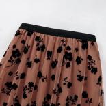 Long Skirt  Fashion Kawaii Y2k Midi Maxi Tutu Skirt  Autumn Vintage Elastic High Waist Streetwear Skirt Tulle Skirts
