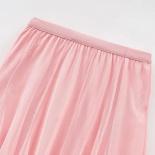 Y2k Style Fashion Harajuku Long Tulle Skirt Spring  Autumn A Line Skirt Dummer Vintage High Waist Midi Maxi Tutu Skirt