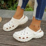 Summer Beach Comfortable Clogs For Woman 2024 Fashion Thick Bottom Platform Sandals Women Plus Size 45 Wedges Slippers S
