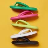 Candy Color Summer Beach Flip Flops For Women 2023 New Soft Bottom Platform Slippers Woman Comfy Non Slip Flat Slide San