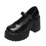 Gothic Heeledgothic Super High Heel Platform Mary Jane Shoes  Women's Spring/autumn