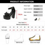 Fashion Bowknot Platform Sandals For Women Super High Heels Ankle Strap Sandalias Mujer Summer 2023 Thick Heel Party Sho