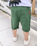  Childrens Summer Five Point Pants  New Boys All Match Casual Pants