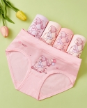 Slips mignons respirants en coton pour filles sous-vêtements pour enfants