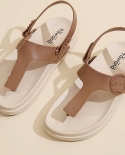  2022 New Fashion Buckle Platform Sandals Womens Summer Comfortable Wo