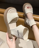  2022 New Casual Summer Sports Stretch Fabric Sandals Womens Fashion O