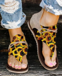  2022 Boho Women Flip Flop Sandals Summer Casual Everyday Comfort Slip 