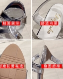  2022 New High Quality Soft Summer Soft Leather Sandals Womens Stilett