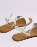  2022 New Summer Fashion Ladies Sandals  Transparent Solid  Slip On  So