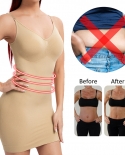 Bodysuit ملابس داخلية نسائية رقبة على شكل V لكامل الجسم للتحكم في البطن Slimmin