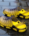  Men Sandals Eva Breathable Beach Shoes For Men 2022 Light Solid Summer